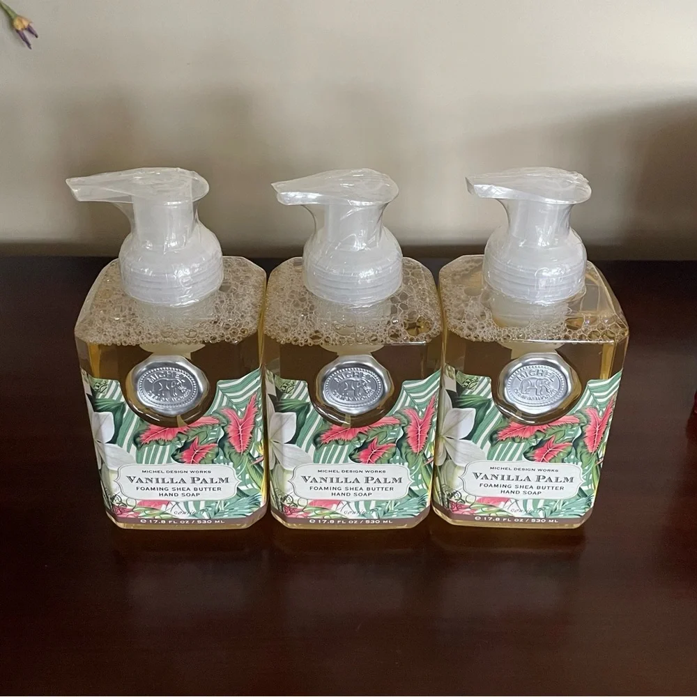 Michel Design Works Vanilla Palm Foaming Hand Soap (3-Pack)